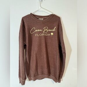 Cocoa Beach Women’s Small Crewneck Sweatshirt Long Sleeve